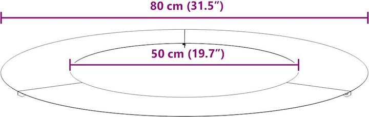 Produktbild VidaXL Plastikpflanzgefässe Kunststoff Mittel Stapelbar (80 cm)