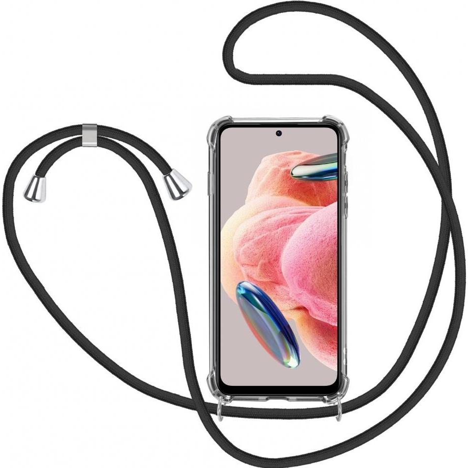 Screenguard Xiaomi Redmi Note 12 4G Loopster Necklace Hülle, Handykette, Transparent