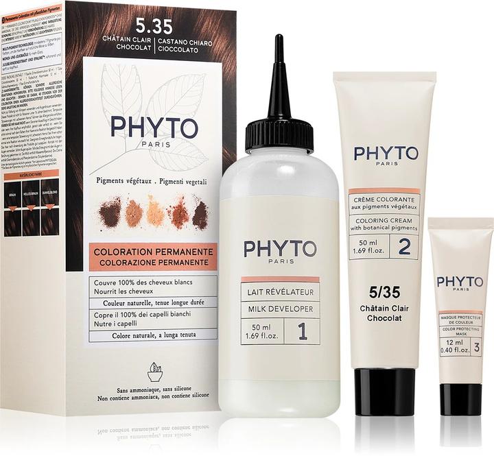 Actual product image Phyto colour 535 castaño claro dorado (535 castaño claro dorado)