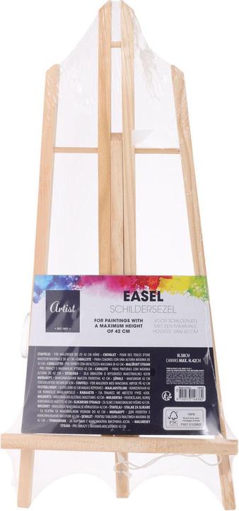 Chevalet de peintre en bois, 50 cm