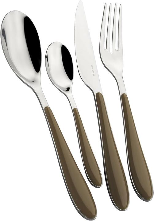Bugatti ggta023 F50 Gioia cutlery set 24piece stainless steel tobacco 22 x 8 x 30 cm (24 Stk., Besteck Set)
