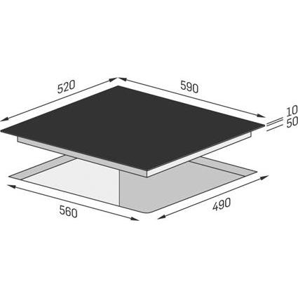 Thumbnail - Concept Heizplatte SDV3360N, Kochfeld, Schwarz
