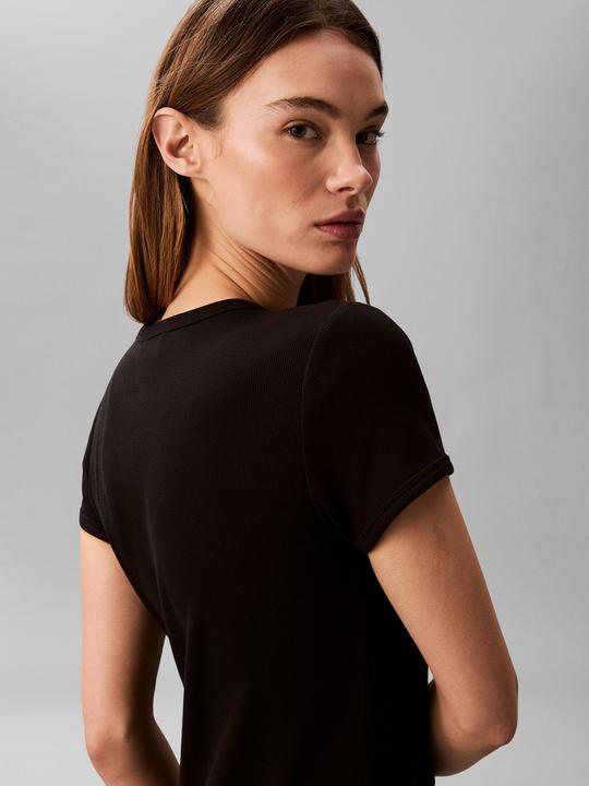 Image du produit Calvin Klein Robe Mini Bébé Côtes Monologo (S)