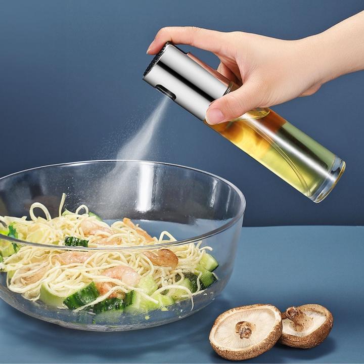 Actual product image Hermex Ölsprühflasche Ölzerstäuber Ölspender Ölflasche mit Zerstäuber (100 ml)