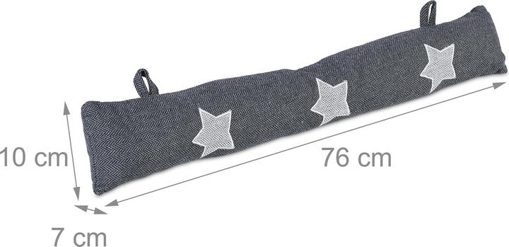 Actual product image Relaxdays Zugluftstopper (1 Piece, 76 x 7 x 10 cm)