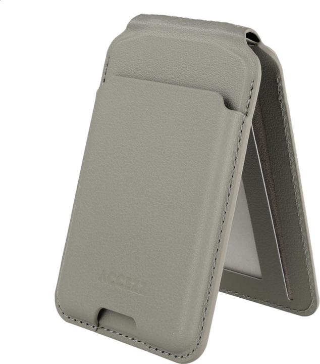 Actual product image Accezz Magnetic Leather Wallet with Stand