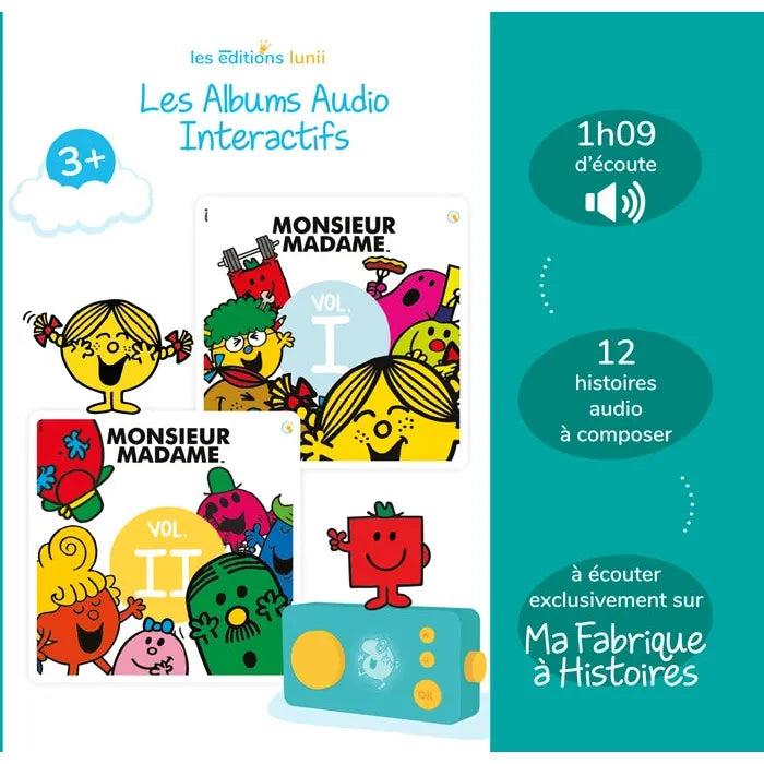 Lunii Album Audio Interactif Pack Duo Monsieur Madame (5+ Fr) (Français)