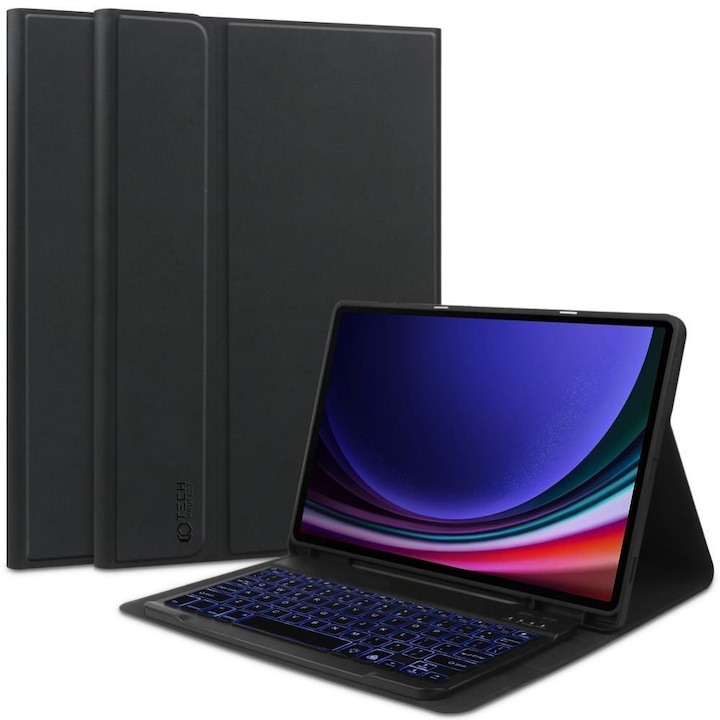Produktbild Tech-Protect SC Pen + Keyboard (Eng. Int., Galaxy Tab S9 FE+)
