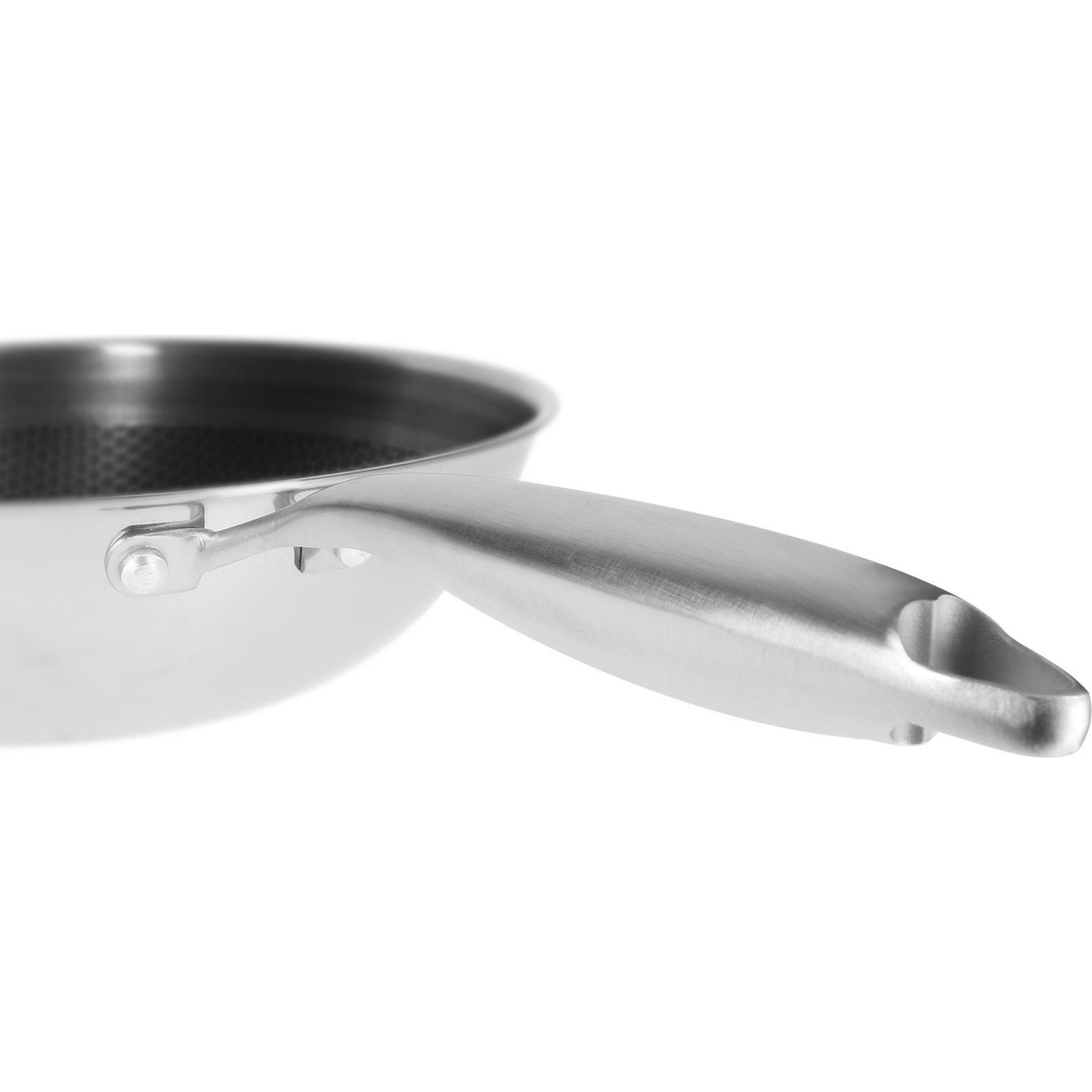 Thumbnail - Cheffinger Wokpfanne 32 cm - Edelstahl, Pfanne + Kochtopf, Schwarz