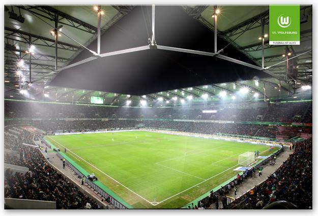 Produktbild VfL Wolfsburg Volkswagen Arena (120 x 75 cm)