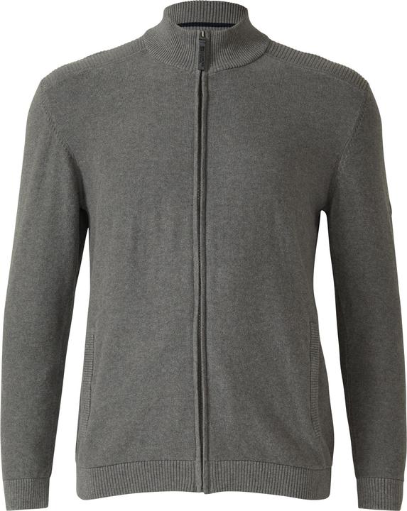 Produktbild s.Oliver Strickjacke Strickjacke aus Baumwolle mit Troyerkragen (4XL)