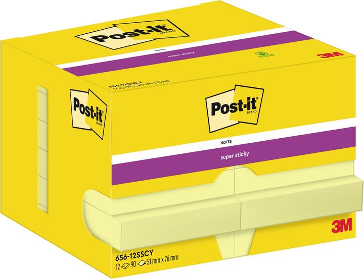 Actual product image Post-it Super Sticky (76 x 51 mm)