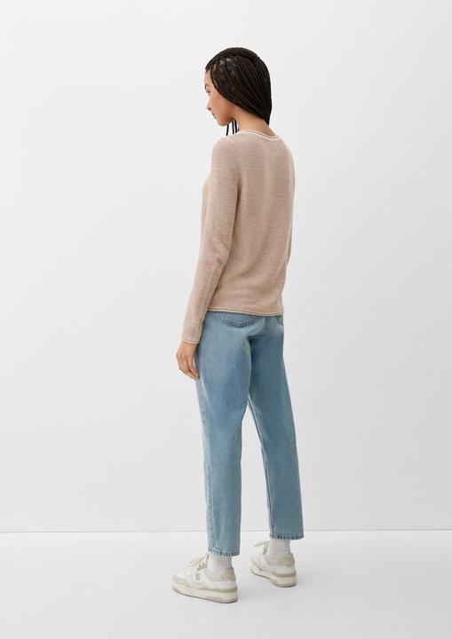 Actual product image s.Oliver Strickpullover Pullover mit Rollsaumkanten (S)