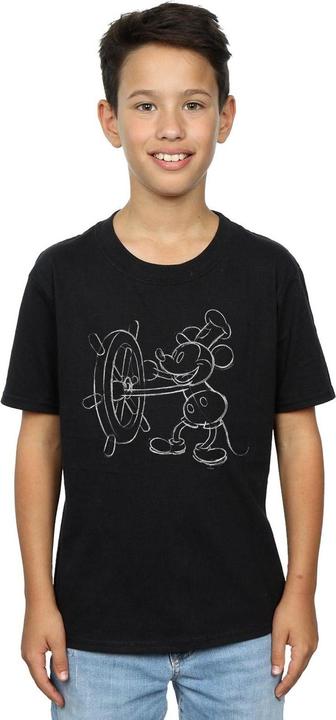 Image du produit Disney - T-shirt MICKEY MOUSE STEAMBOAT SKETCH - Garçon (128)