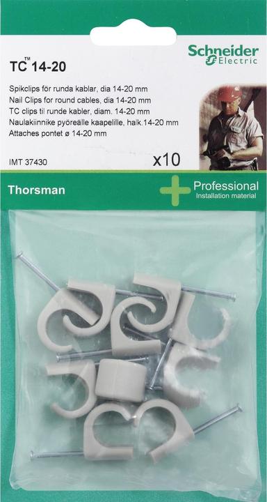 Produktbild Schneider Electric SE IMT37430 Nagelschelle fÃ¼r Rundkabel TC14-20 Nagel (2