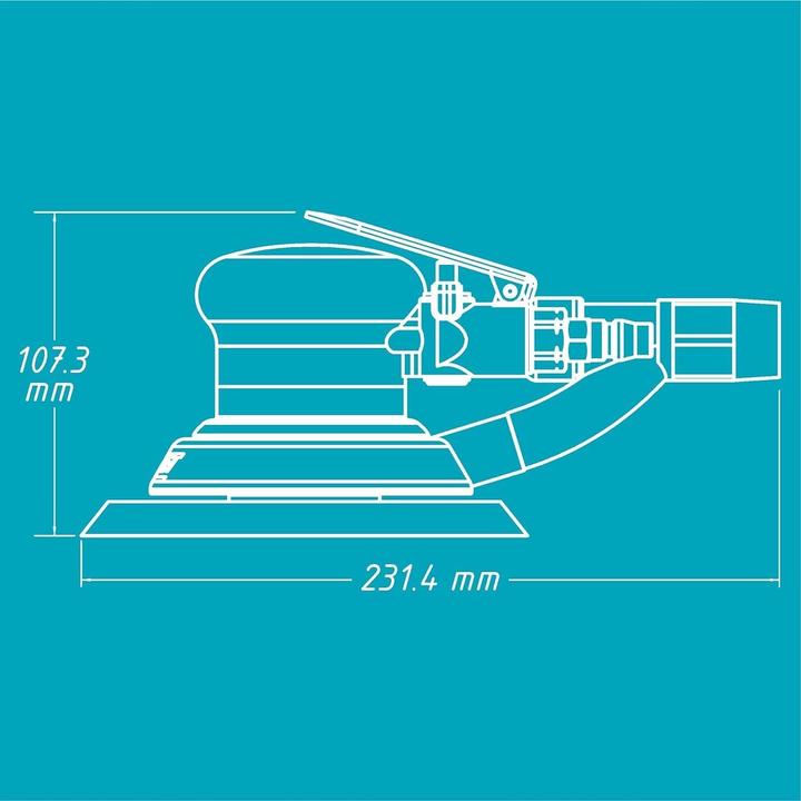 Produktbild HAZET Exzenterschleifer 9033-2 (Exzenterschleifer, 375 W)