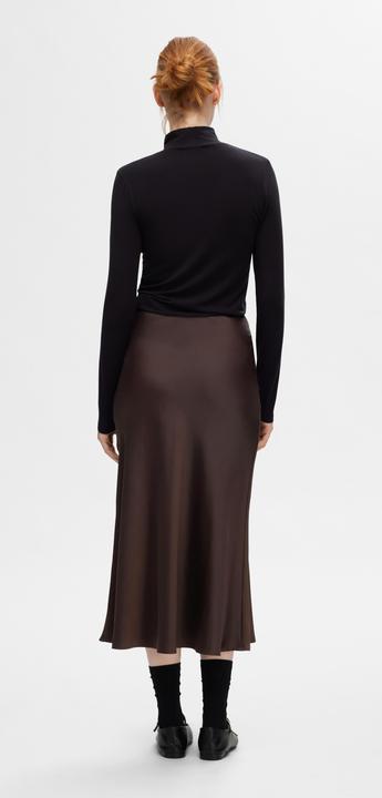 Actual product image Selected Satin Midi Skirt (44)