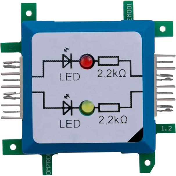 Allnet BrickRknowledge Doppio diodo rosso/giallo (Vari), Modulo elettronico