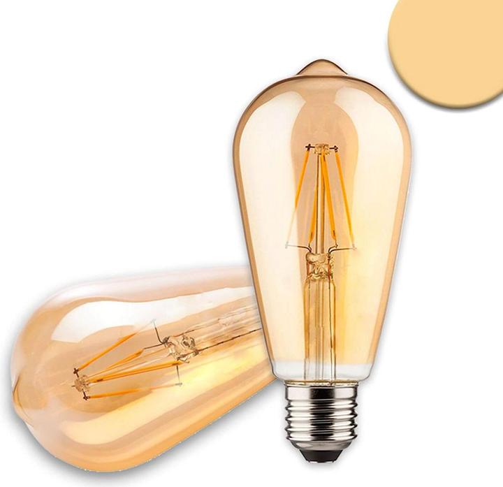 Isoled E27 Vintage Line LED ST64 Birne 8W ultrawarmweiss, dimmbar (E27, 1x)
