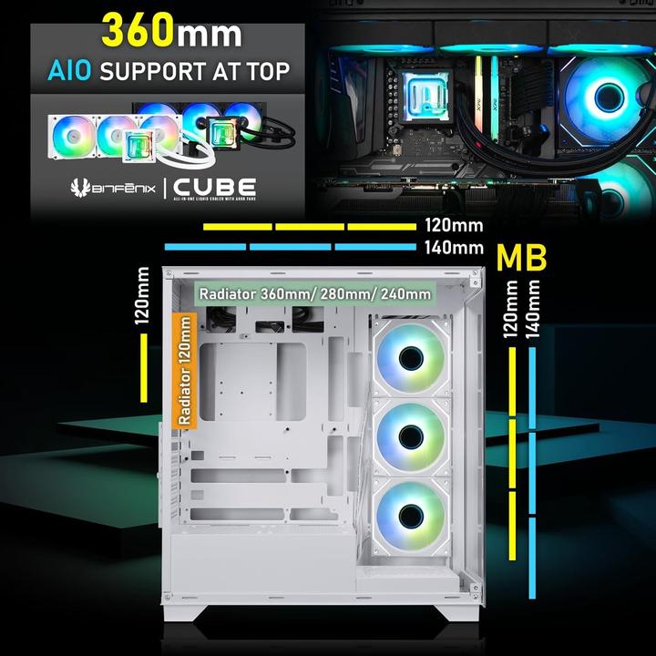 Produktbild BitFenix ATX Semi-Tower Gehäuse CETO Premium Edition (ATX)