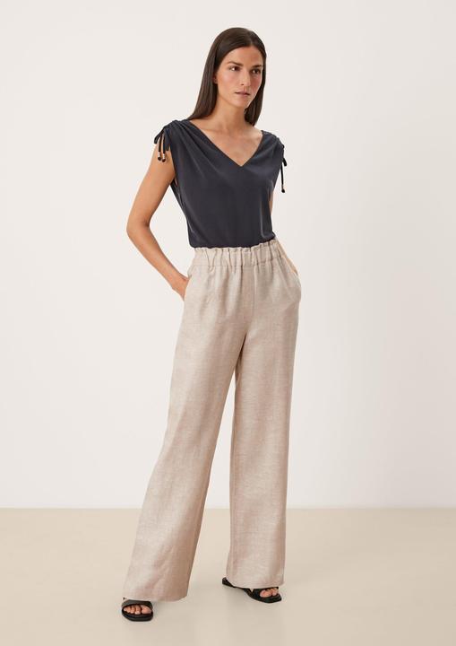 Immagine prodotto s.Oliver Hose Regular: Hose aus Leinen (40)