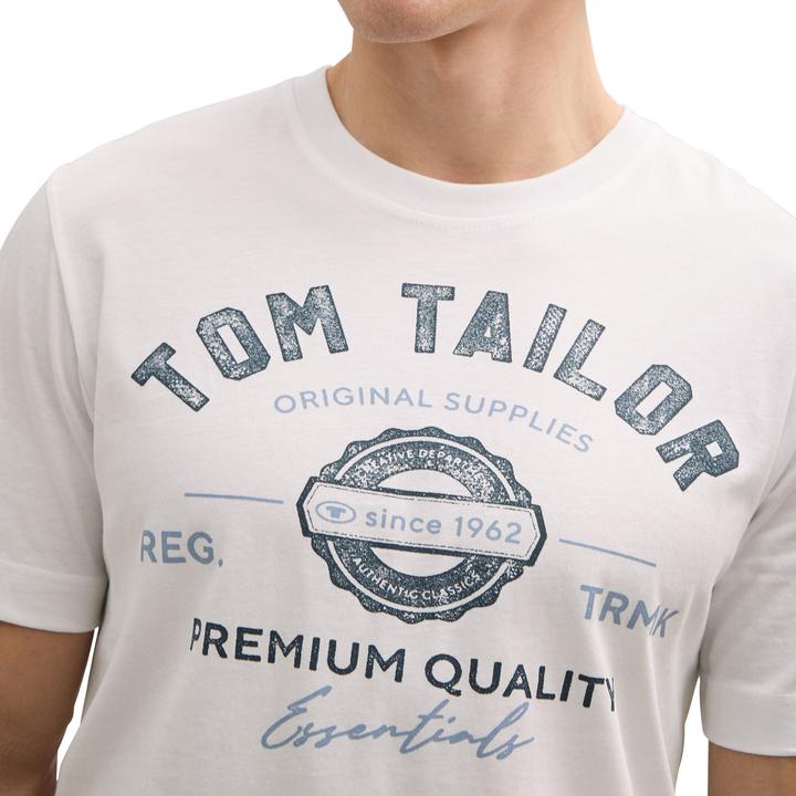Produktbild Tom Tailor T-Shirt mit Logo-Print (L, M)