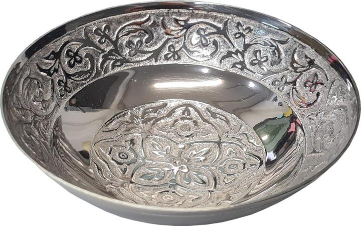 Actual product image Black Leaf Metal Herb Bowl Wine