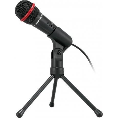 C-Tech MIC-01 microphone Black Table microphone, Mikrofon