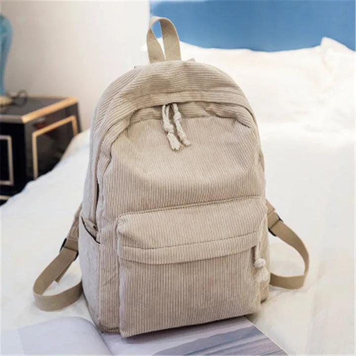 Only-Bags.Store Personalisierte Cord Schulranzen Rucksack