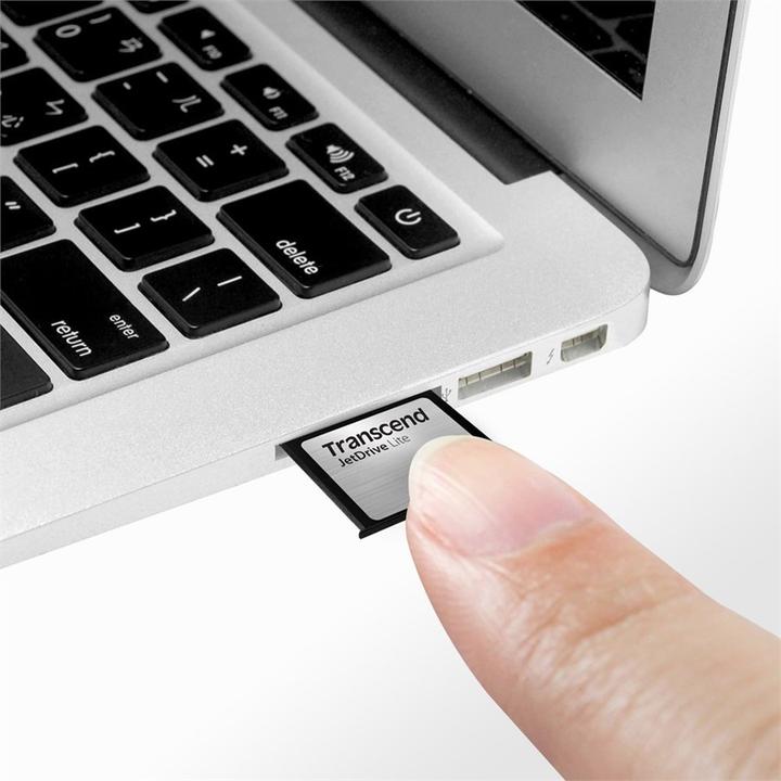 Actual product image Transcend JetDrive Lite 350 128G MacBook Pro 15 Retina (128 GB, SDXC, U1)