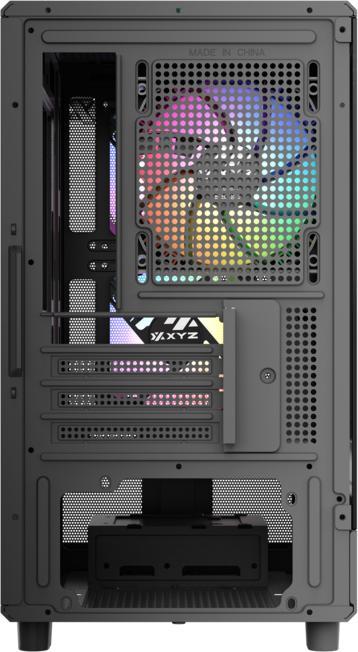 Produktbild xyz Boitier Mini Tour Micro ATX Atom RGB avec panneau vitré (Noir) (mATX, Mini-ITX)