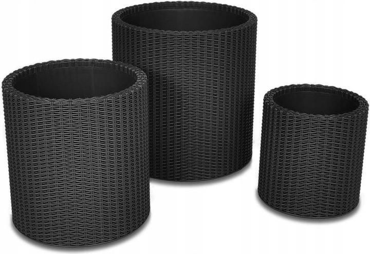 Keter Set di vasi da fiori per il patio (43.40 cm)