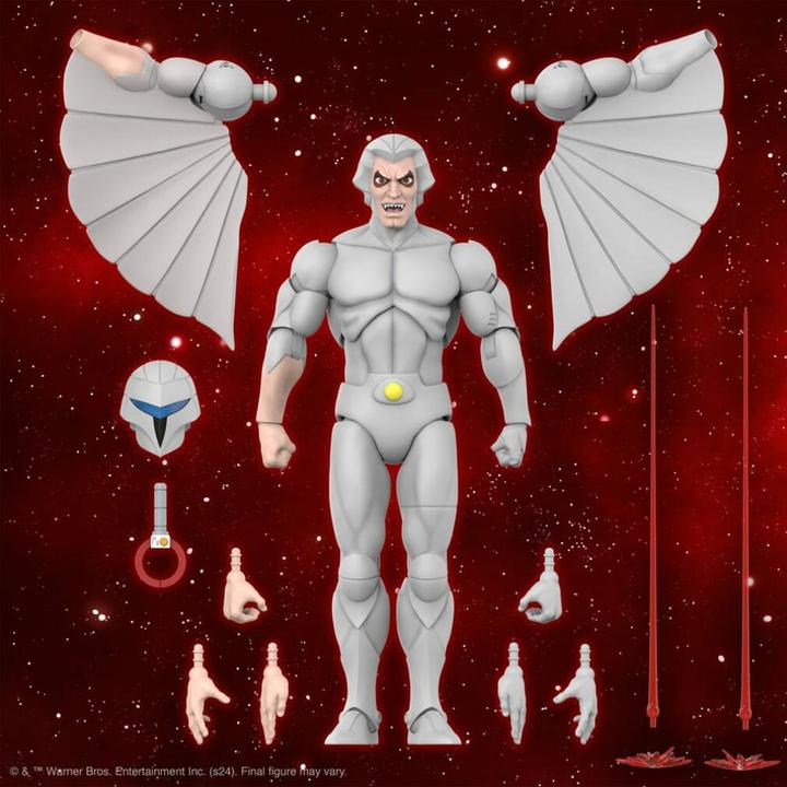 Actual product image Super7 SilverHawks Ultimates action figure Darkbird 18 cm