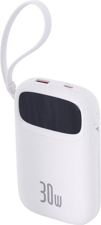 Actual product image Baseus QPow 2 10000mAh 30W powerbank (white) (10000 mAh, 30 W, 37 Wh)
