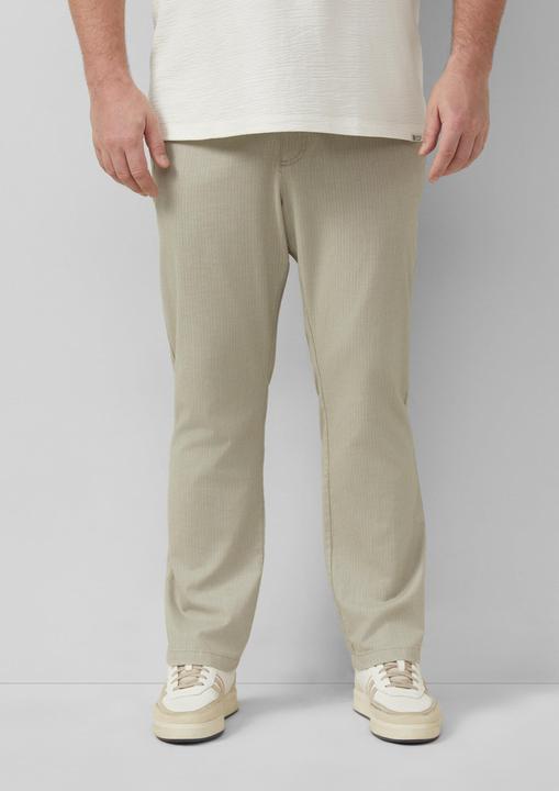 Produktbild s.Oliver Phoenix: Fein gemusterte Chino mit Elastikbund (42)