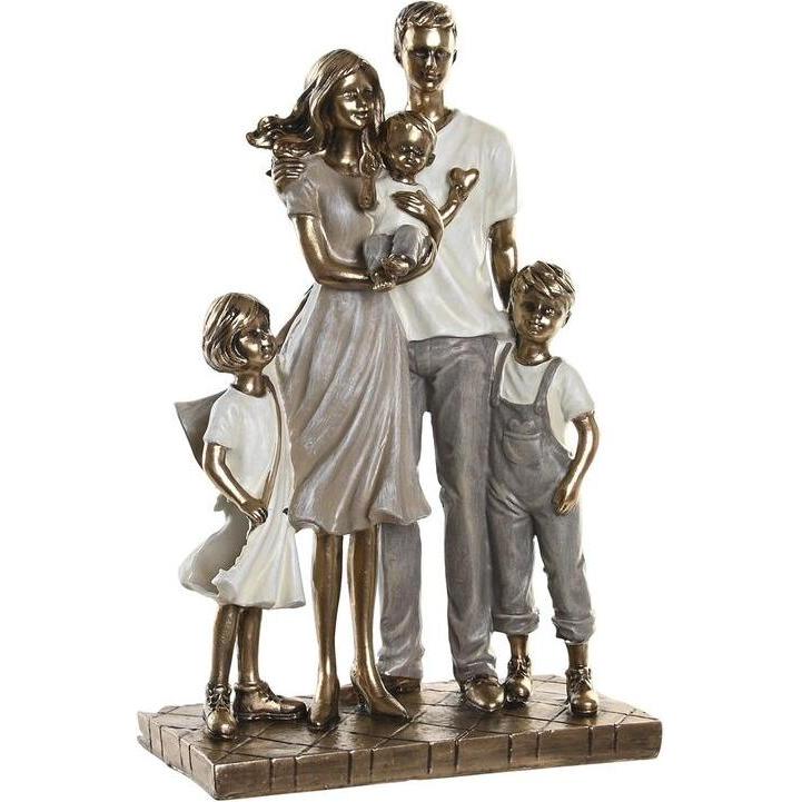Thumbnail - DKD Home Decor, Deko Objekt, Deko-Figur Harz Bunt Moderne Familie (24 x 11,5 x 34 cm) (2 Stück)