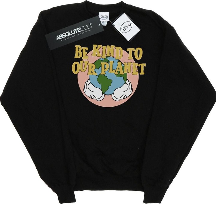 Immagine prodotto Disney Mickey Mouse Be Kind To Our Planet Felpa Uomo (M)