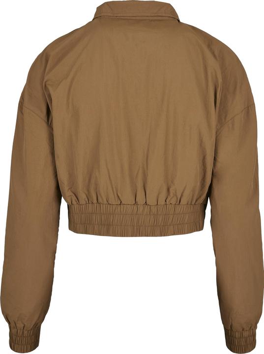 Actual product image Urban Classics Ladies Cropped Crinkle Nylon Pull Over Jacket (L)