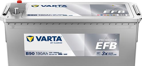 Produktbild Varta Akumulator 12V 190Ah/1050A PROMOTIVE EFB (L+ 1) 513x223x223 B00 (EFB) (190 Ah, 1050 A, 12 V)