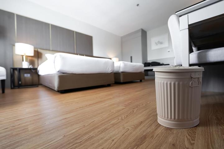 Produktbild Jinfa Retrodesign Mülleimer mit Deckel (2 x 18L + 50 Beutel) (18 l)