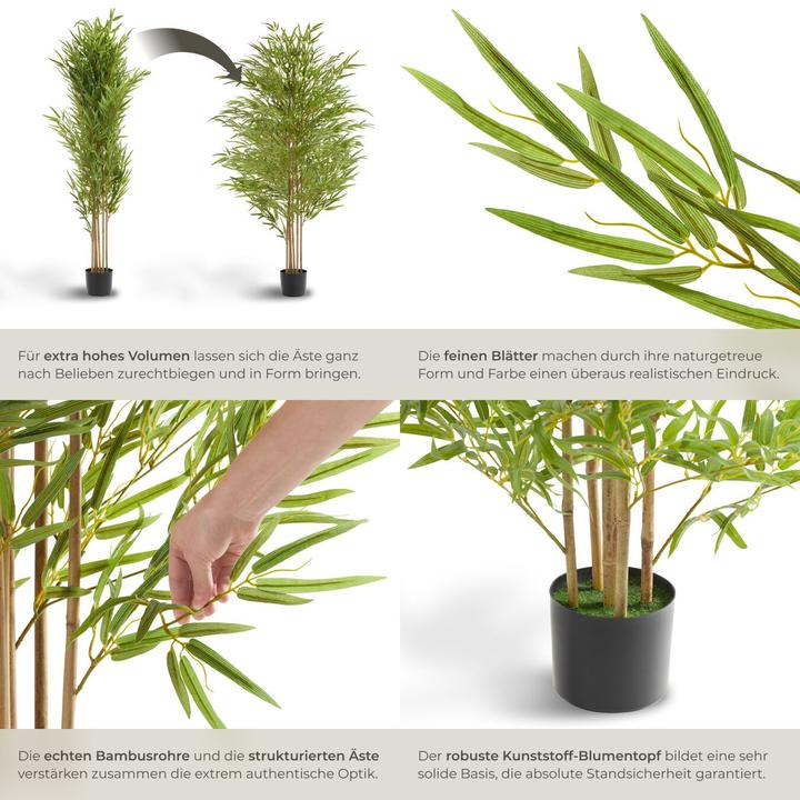 Image du produit tectake Bambusbaum Bambosa (180 cm)