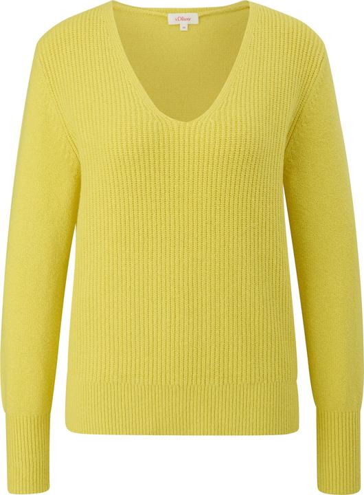 Actual product image s.Oliver Strickpullover Strickpullover mit V-Ausschnitt (46)