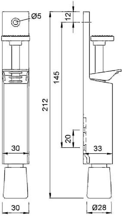 Productafbeelding Kws Deurhouder 1081/1082 (1 Pcs.)
