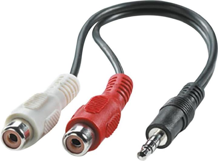 Produktbild Roline Stereo-Klinke - Stereo-Cinch Buchse (0.20 m, Cinch, 3.5mm Klinke (AUX))