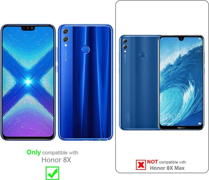 Actual product image Cadorabo Flower Book Cover (Honor 8X)