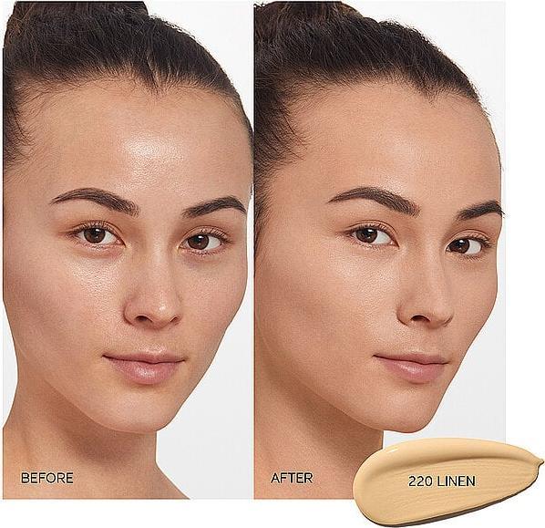 Actual product image Shiseido Self Refreshing Foundation 220 Linen (Lines)