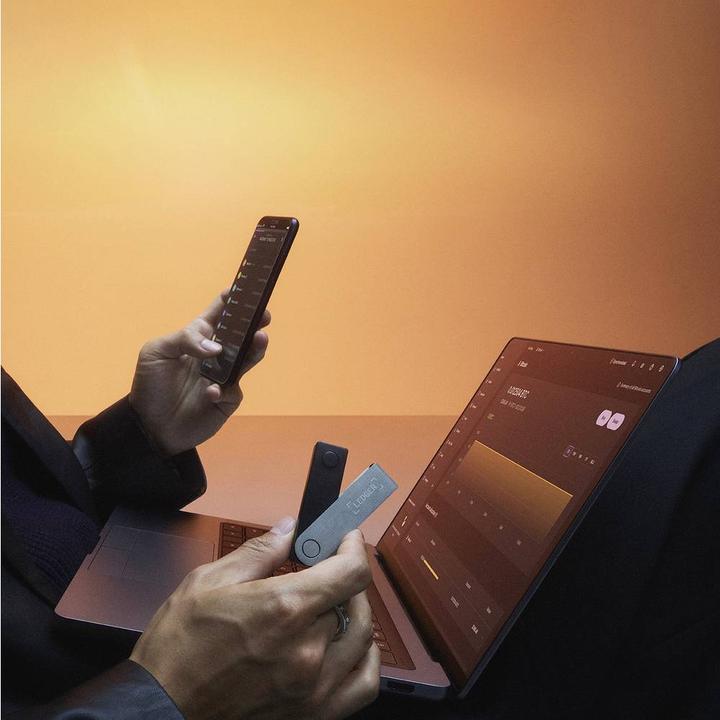 Produktbild Ledger DUPLIKAT Nano X Krypto-Hardware-Geldbörse Purple Amethyst (Bitcoin, Litecoin, Ether)