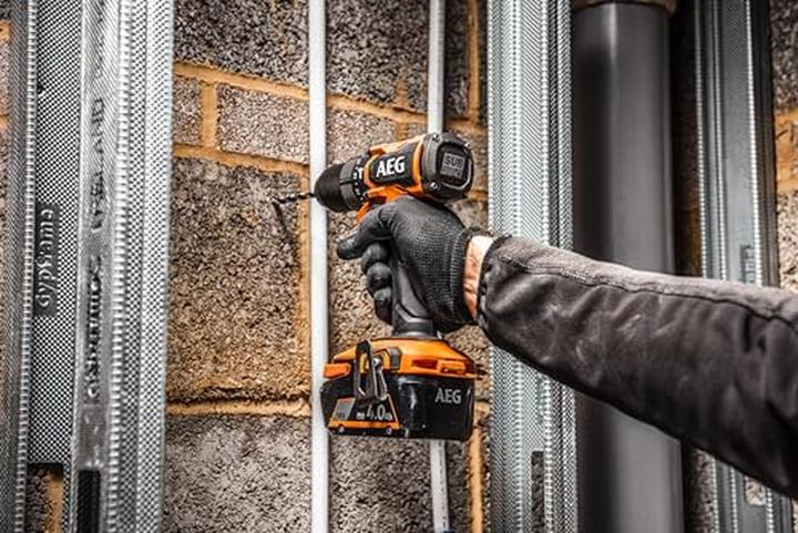 Actual product image AEG Subcompact Brushless Hammer Drill Driver, 65 Nm, 2 Speeds, 18V Battery Compatible