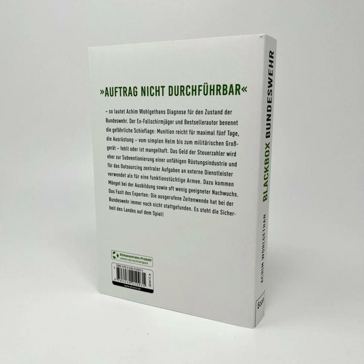 Actual product image Blackbox Bundeswehr (German, Achim Wohlgethan, Martin Woodpecker, 2023)