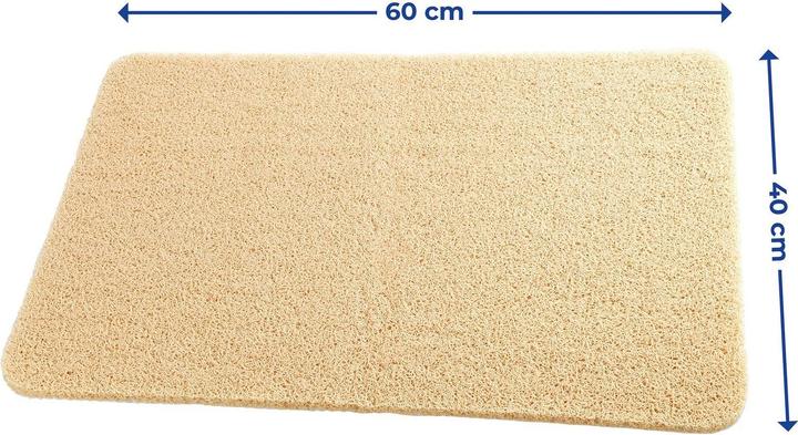 Actual product image Wenko Wellness Duschmatte beige 40 x 60 cm (60 x 40 cm)